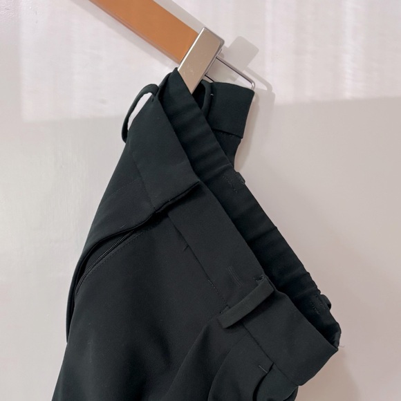 H&M| Dark Green High Waisted Pleated Wide-Leg Office Trousers Sz 4 - Picture 9 of 9